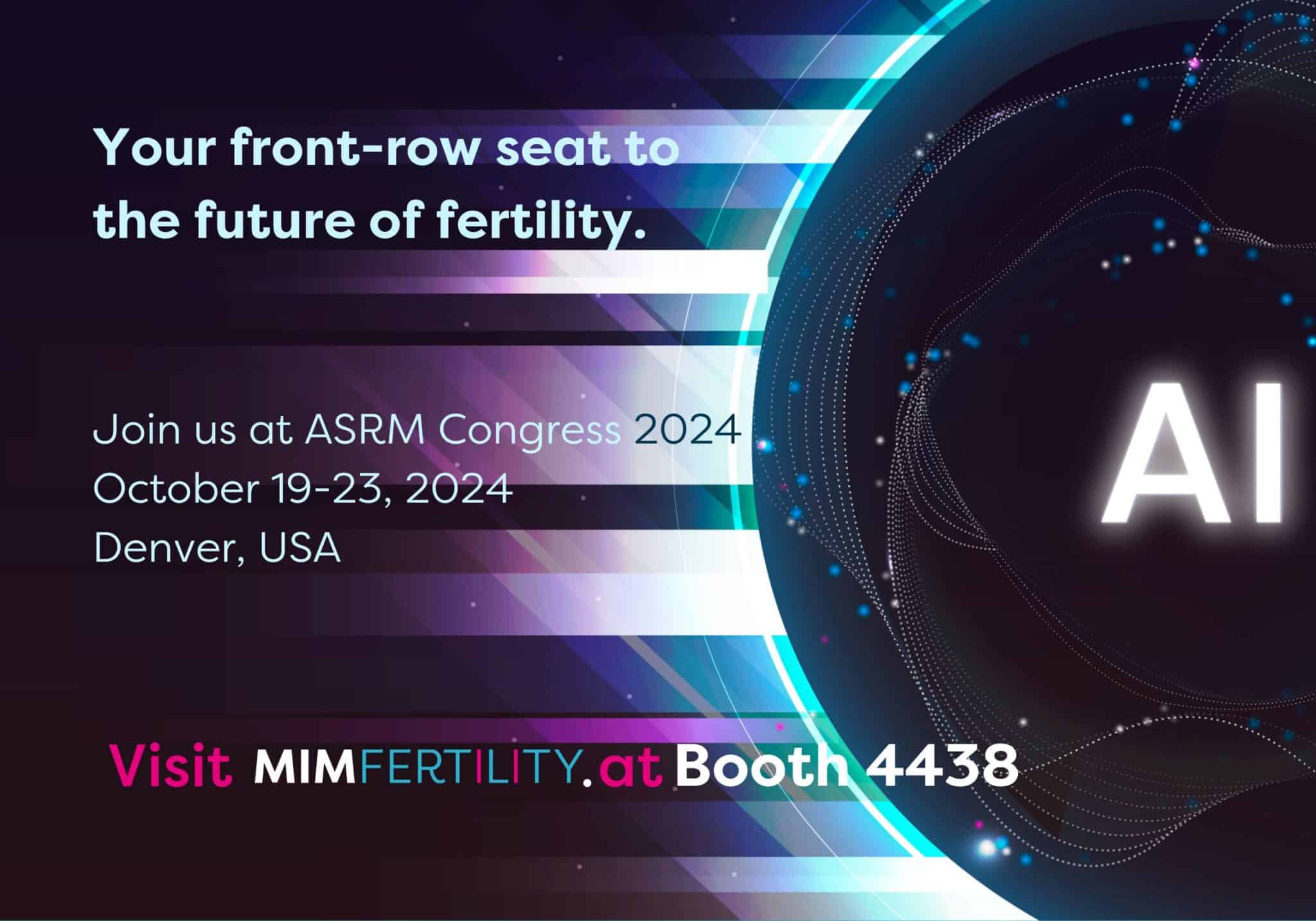 Artificial Intelligence at the ASRM 2024.