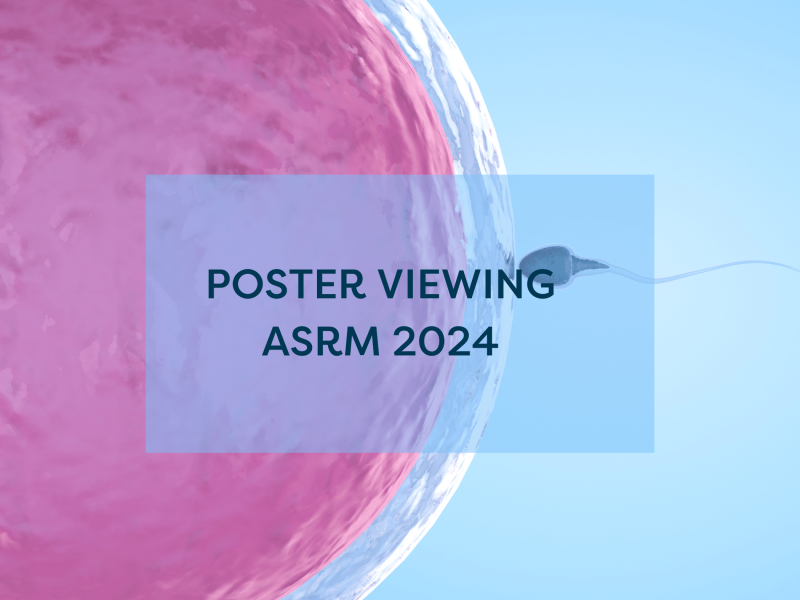 MIM Fertility poster viewing - - a symbol of sperm entering an egg